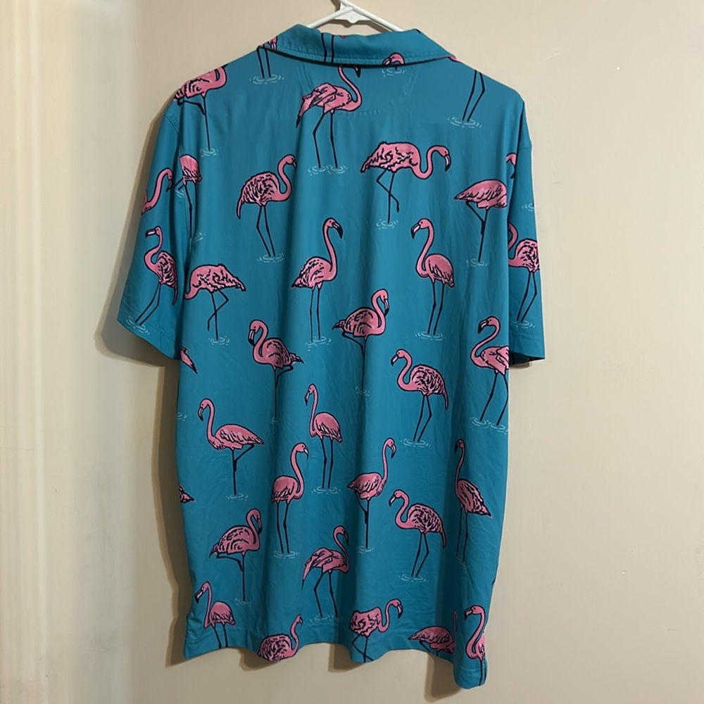 NWOT CHUBBIES The Beach Retreats Performance Polo Size Large - Picture 3 of 7